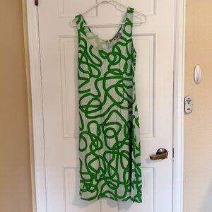 Dusen Dusen Abstract Graphic Sleeveless Dress — Rare Sample, S/M